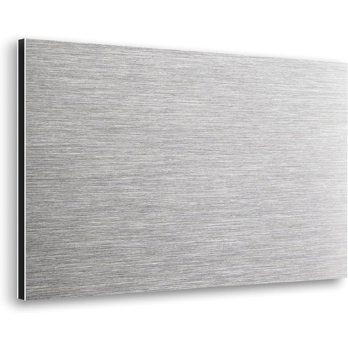 Алюмінієвий кухонний фартух, виготовлений в Італії, захищає плиту та стіну, миється та легко встановлюється, металевий фартух, 48 x 72 см (84 x 60 см, матовий)