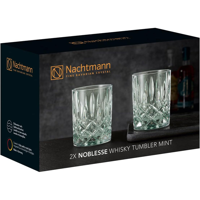 Набор из 2 стаканов для виски 295 мл, мята, Noblesse Nachtmann
