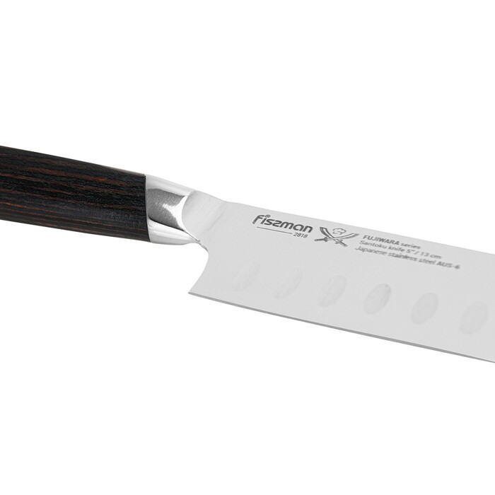 Ніж сантоку Fissman FUJIWARA 13 см сталь AUS-6 (2818)
