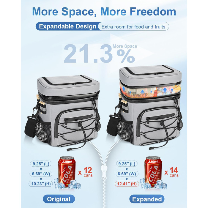 Термосумка сіра SKYJDM