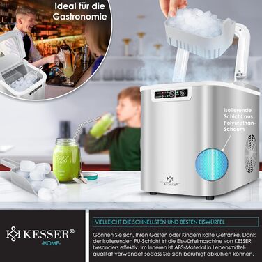 Льодогенератор 2,2 л 150 Вт KESSER