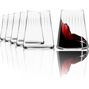 Набор бокалов для белого вина из 6 шт. / Хрустальный бокал для вина / Бокал для белого вина / Набор бокалов для вина высокого качества / Бокалы для вина Stlzle (стакан для красного вина)