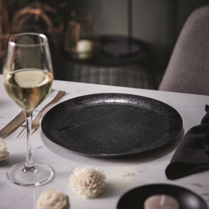 Тарілка обідня Luminarc Diana Black, 25 см (6788142)