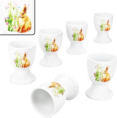 Набір із 6 великодніх чашок для яєць MamboCat