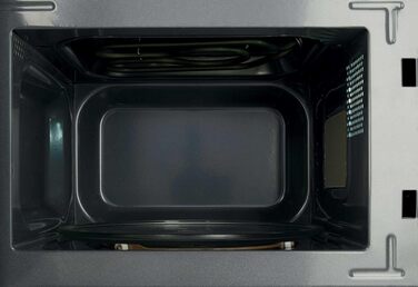 Мікрохвильова піч Hisense H20MOBP1HI / 700 Вт / InverterTech / Керамічне покриття / Преміальне скло / Виготовлена на замовлення, багатофазне приготування / Функція розморожування / 5 рівнів потужності / Блокування від дітей / Чорна (20 л, цифрове керуванн