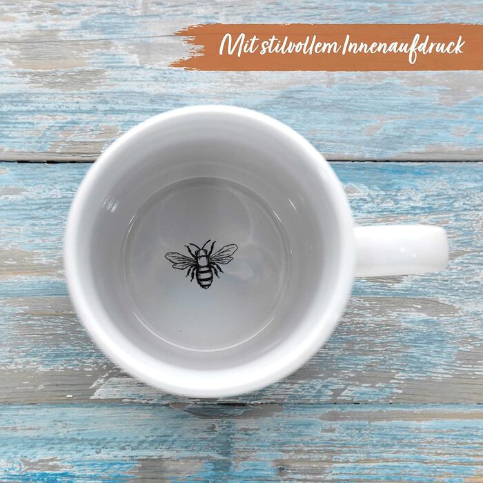 Паперовий дракон. Високоякісна керамічна кружка з корковою підставкою в тон - прикраса столу - журнальний столик - кавова кружка - витає в повітрі - на Великдень (Доброта)