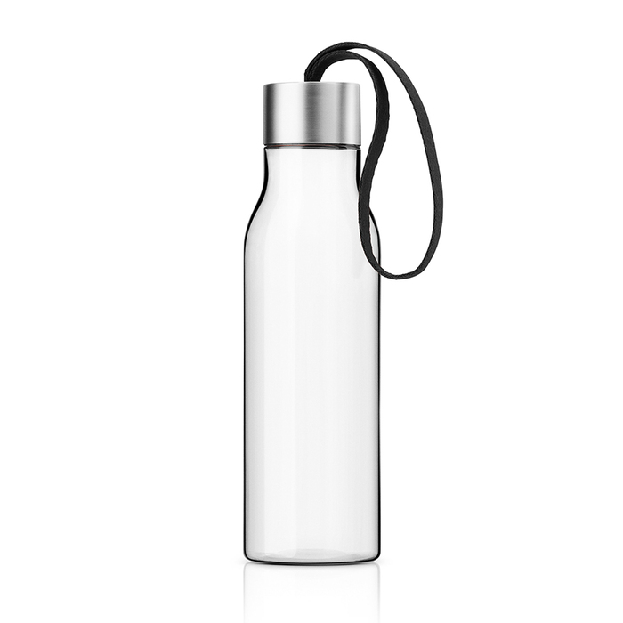 Пляшка 0,5 л прозора / чорна Trinkflasche Eva Solo