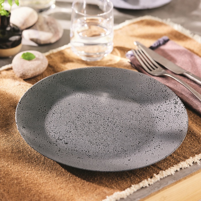Тарелка обеденная Luminarc Slate Black, 25 см (6788144)