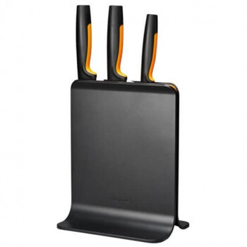 Набор ножей Fiskars Functional Form с черной подставкой 3 шт. (1057555)