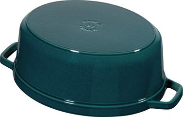 Чавунна жаровня/кокот STAUB, овальна 6,7 л, (37 см, La Mer)