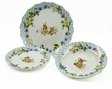 Наборы тарелок 18 предметов sufe