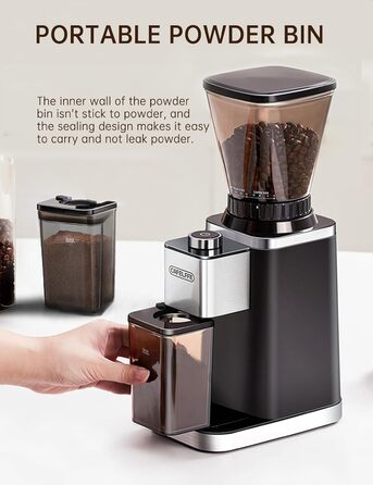 Електрична кавомолка для еспресо та фільтр-кави 150 Вт CAFELFFE