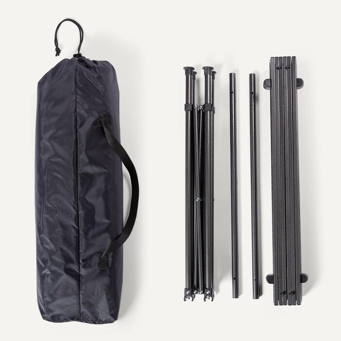 Кемпинговый черный стол Amazon Basics