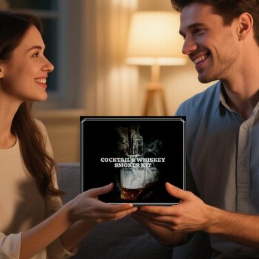 Набор для копчения коктейлей с 8 вкусами деревянной щепы PIPITA