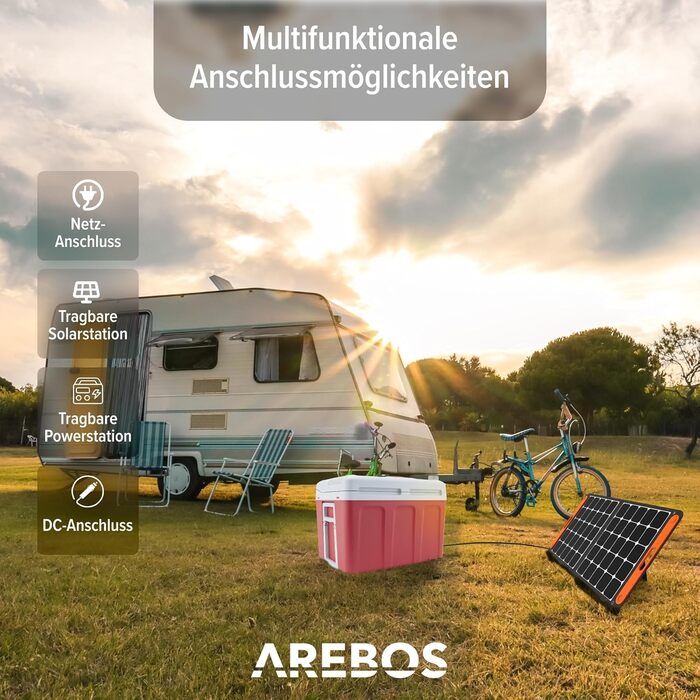 Автохолодильник 40 л червоний Arebos