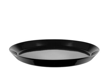 Тарелка обеденная 26,5 см черная, 4 предмета Tonale Alessi