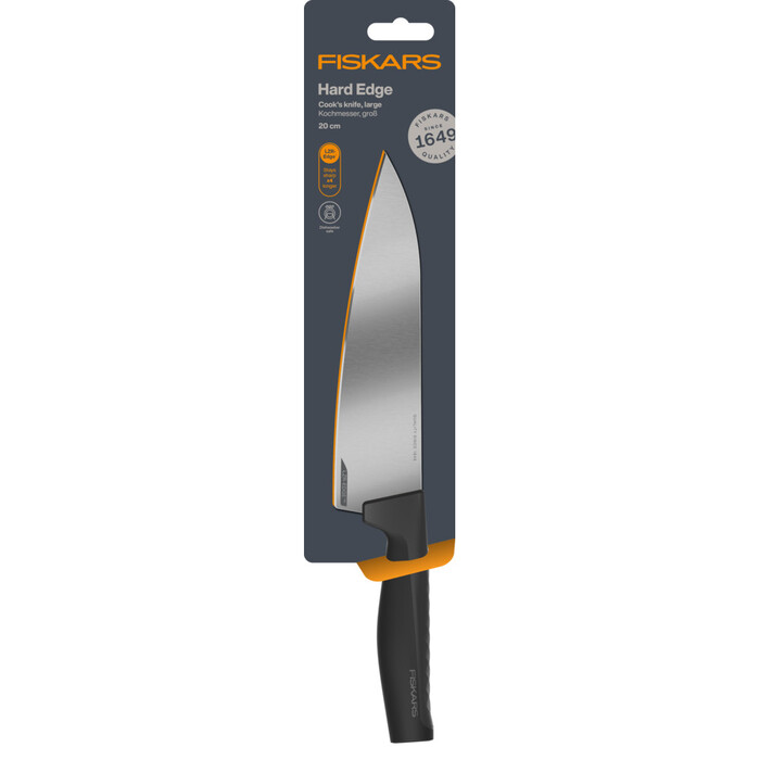 Нож для шеф-повара большой Fiskars Hard Edge 21 см (1051747)