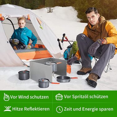 Ветрозащита для газовых плит и кемпинговых плит IHONYI