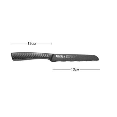 Ніж для хліба Fissman SHINAI graphite 13 см (2488)