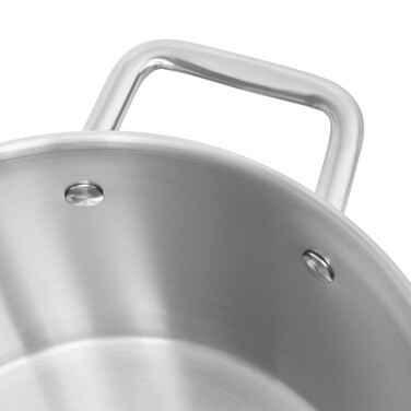 Каструля Fissman TIERNO 20x11,5 см / 3,1л зі скляною кришкою нержавіюча сталь (5495)