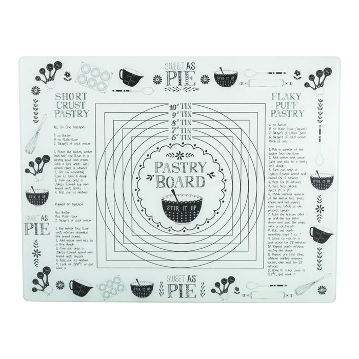 Доска стеклянная CreativeTops Pastry Board, 48 x 38 см