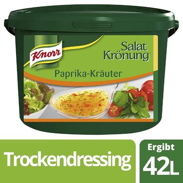 Заправка для салату Knorr Art (Легко готується, універсальна заправка для салату) 1 упаковка (1 x 1 кг) (Трави, 5 кг (1 упаковка))