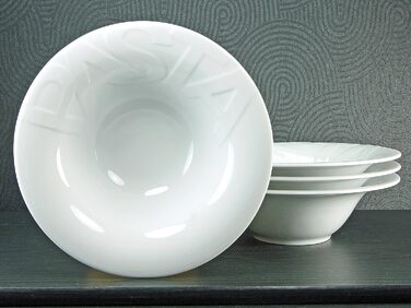 Набор тарелок для пасты 27 см, 4 предметов, белый Gourmet Creatable