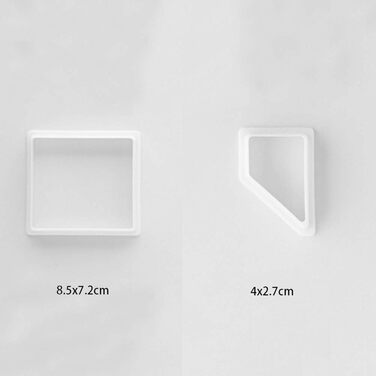 Набір з 8 форм для печива Пряниковий будиночок, пластик Cabilock