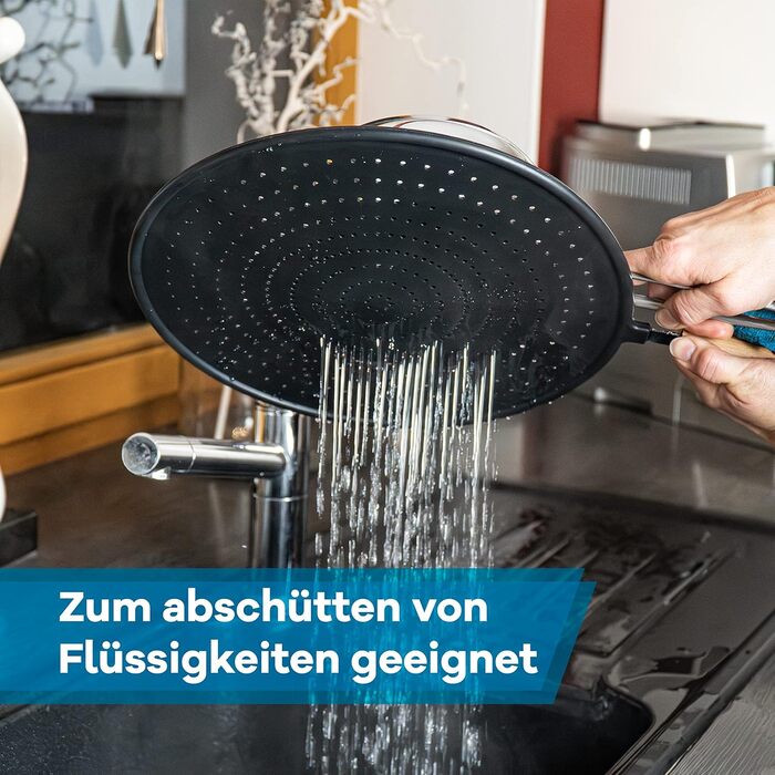 Силіконова сковорідки із захистом від бризок до 30 см Netrox