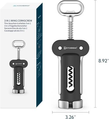 Штопор 3-в-1 KITCHENDAO