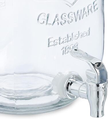 Диспенсер для напоїв з краном 4 л Relaxdays