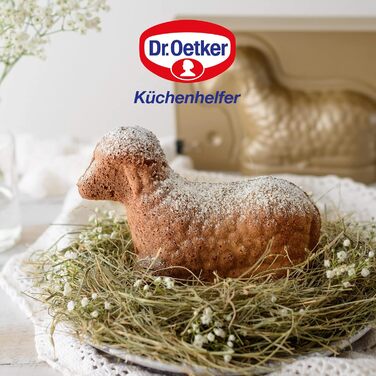 Форма для пасхальної випічки, маленьке ягня Golden Easter Dr. Oetker