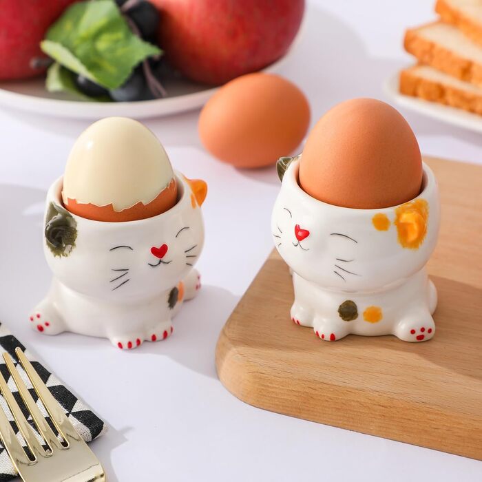 Набір підставок для яєць у вигляді милих котиків 2 шт WW STYLE