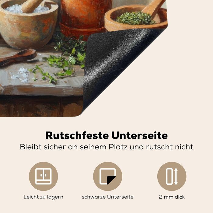 Керамическая крышка для защиты индукционной варочной поверхности 60 х 52 см KitchenYeah