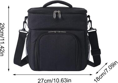 Термосумка 14 л чорная Generisch