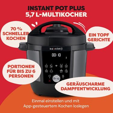 Мультиварка 5,7 л 1000 Вт Instant Pot
