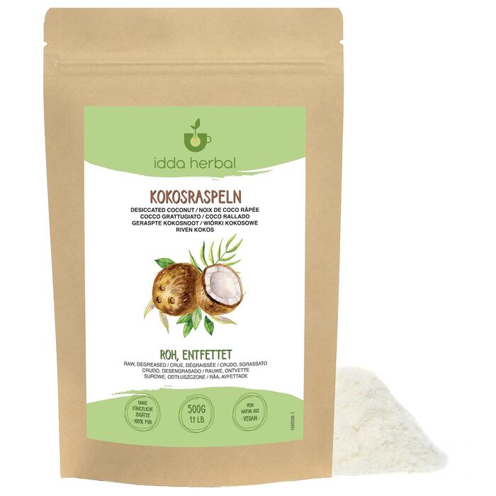 Кокосовая стружка несладкая и жареная 500 г IDDA Herbal