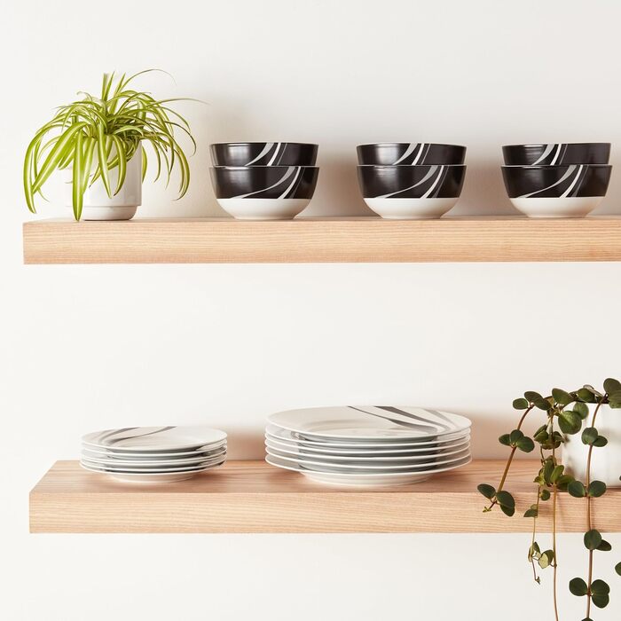 Набір посуду Kitchen-Profi Basics, 18 предметів, для 6 осіб (Swirl)