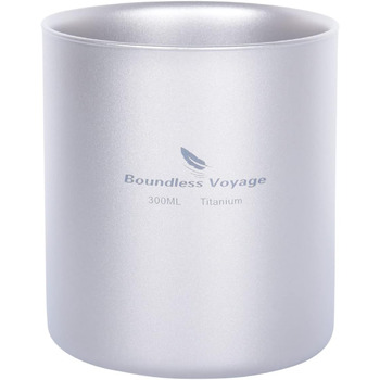 Титановая чашка с двойными стенками 3 в 1 Boundless Voyage