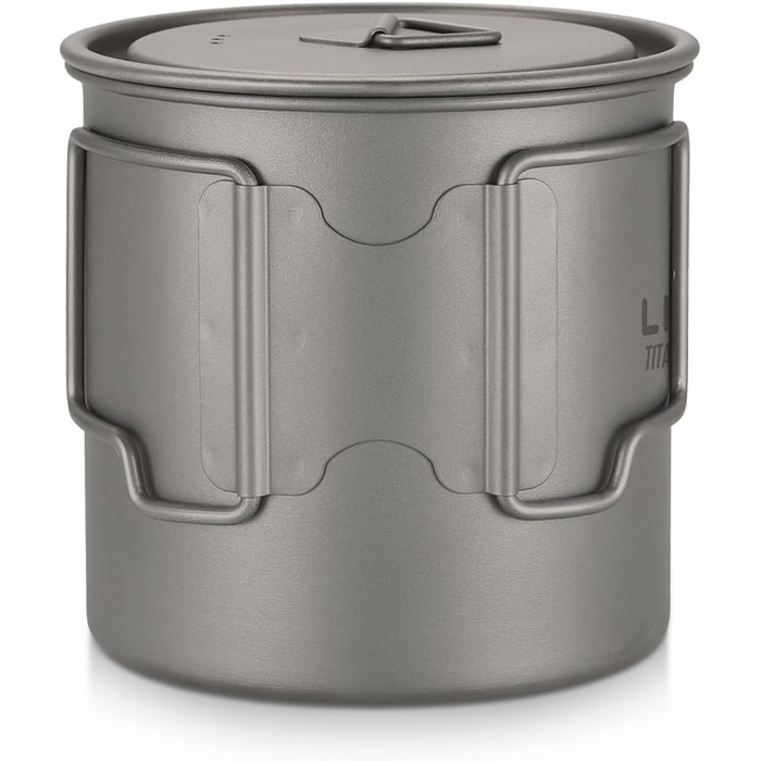 Титановый котелок для кемпинга 650 мл Lixada