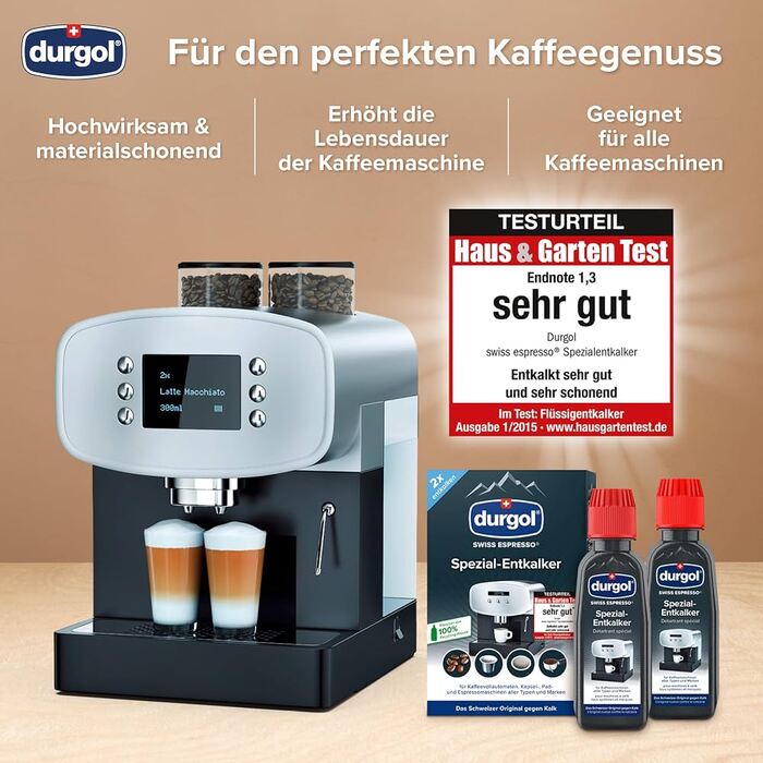 Засіб для видалення накипу 2 х 125 мл Swiss Espresso durgol