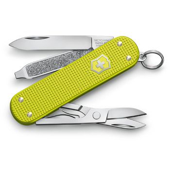 Нож швейцарский 5 функций, 58 мм, Victorinox Classic SD Electric Yellow