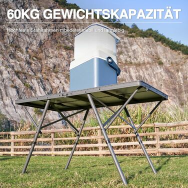 Складаний кемпінговий стіл 120 х 60 см EVER ADVANCED