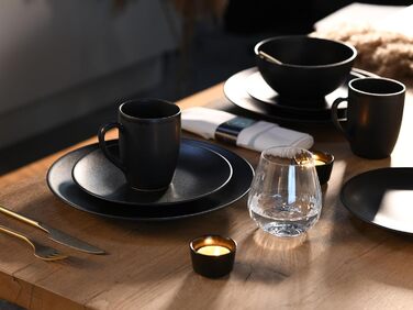 Набір посуду на 4 персони, 16 предметів, Soft Touch Black Creatable