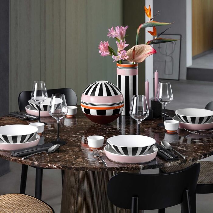 Миска для пасти 500 мл, білий/рожевий Memphis Villeroy & Boch