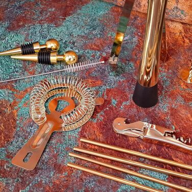 Професійний коктейльний набір з нержавіючої сталі 20 предметів Uqezagpa