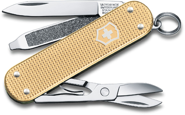 Ніж швейцарський 7 функцій, 58 мм, Victorinox Classic SD Champagne Gold