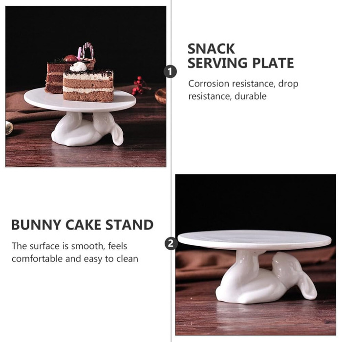 Керамічна підставка для торта 25 см YARNOW