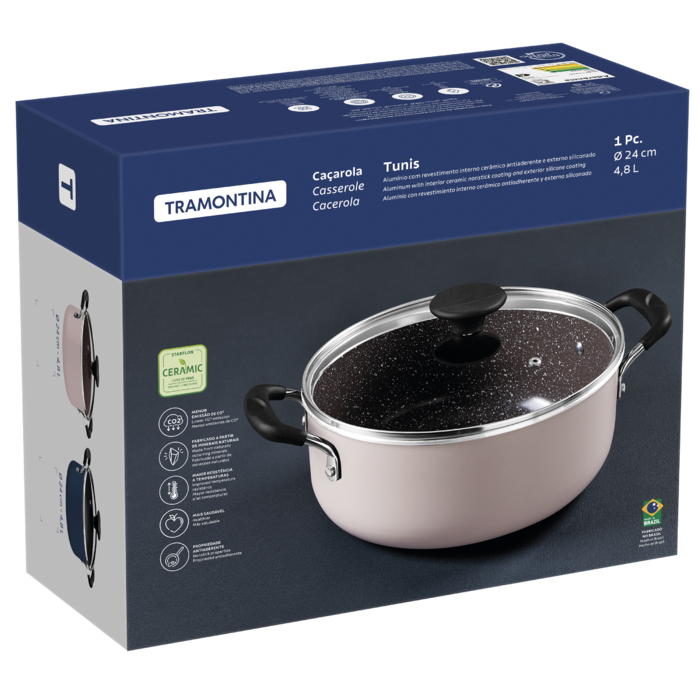 Каструля Tramontina Tunis (4.8 л) 24 см (7067744)