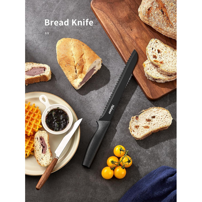 Набір кухонних ножів 8 предметів Yabano